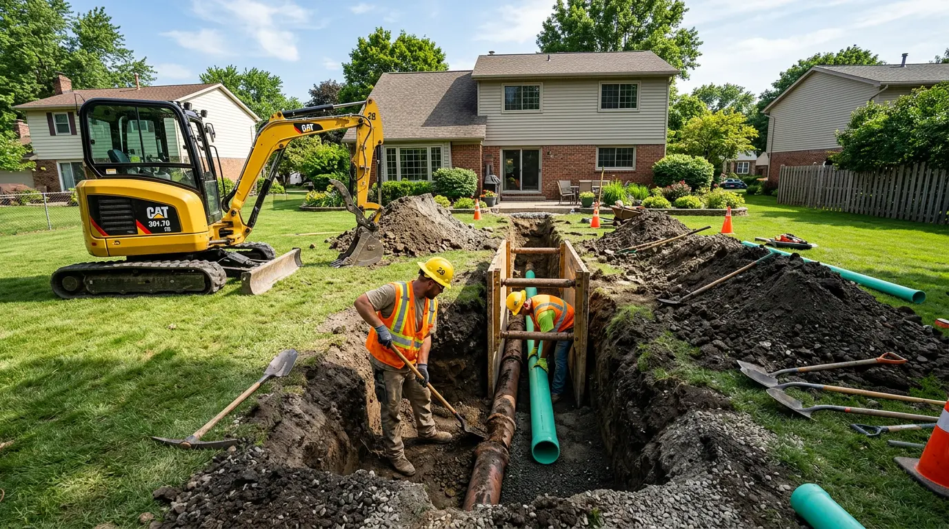 Sewer Line Repair in North Madison, OH